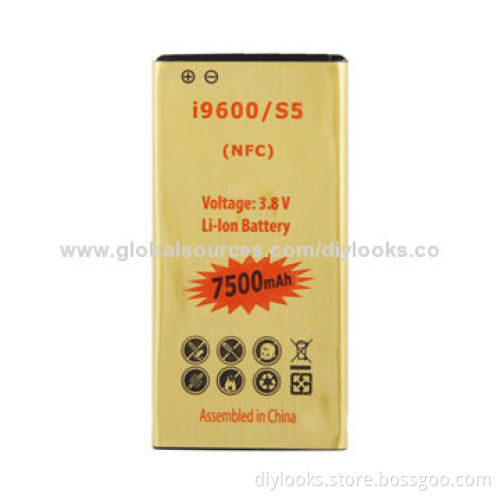 7500mAh Mobile Phone Battery with NFC for Samsung Galaxy S5New